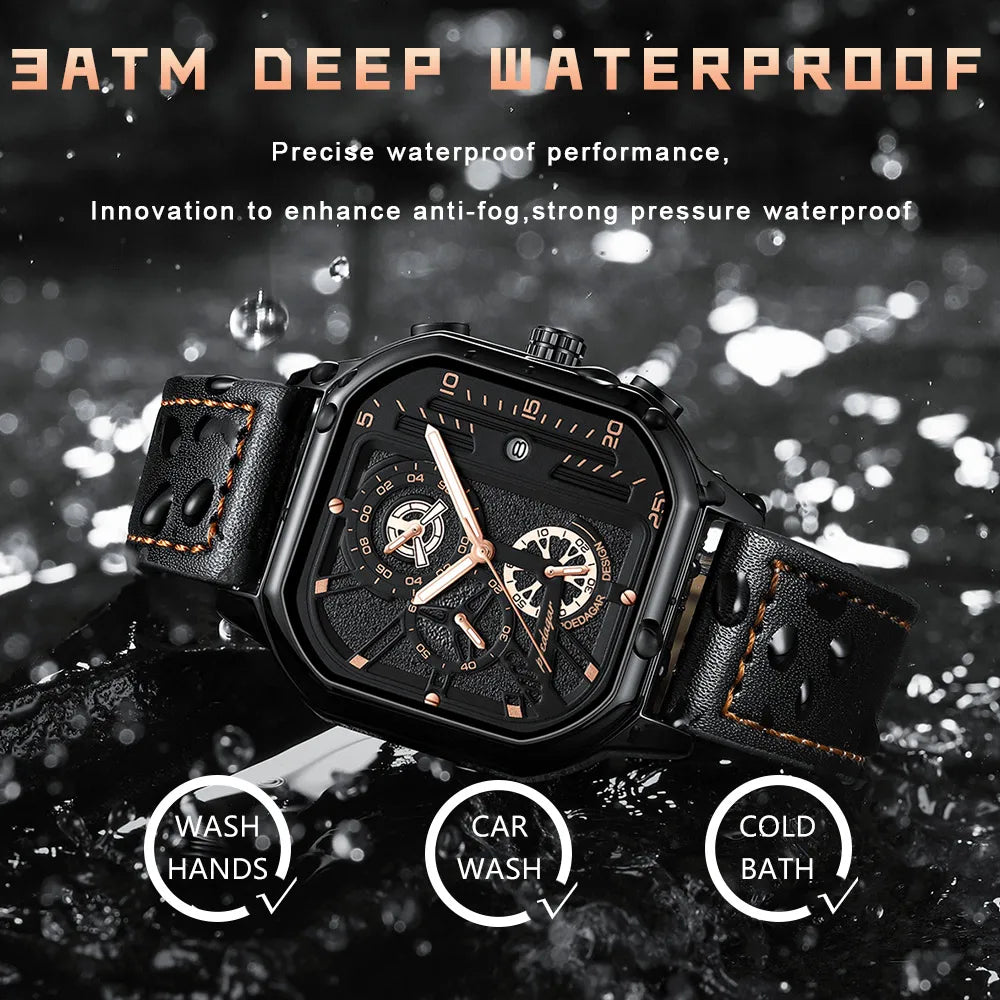 Luxury Men Watches Waterproof High Quality Stainless Steel 2024